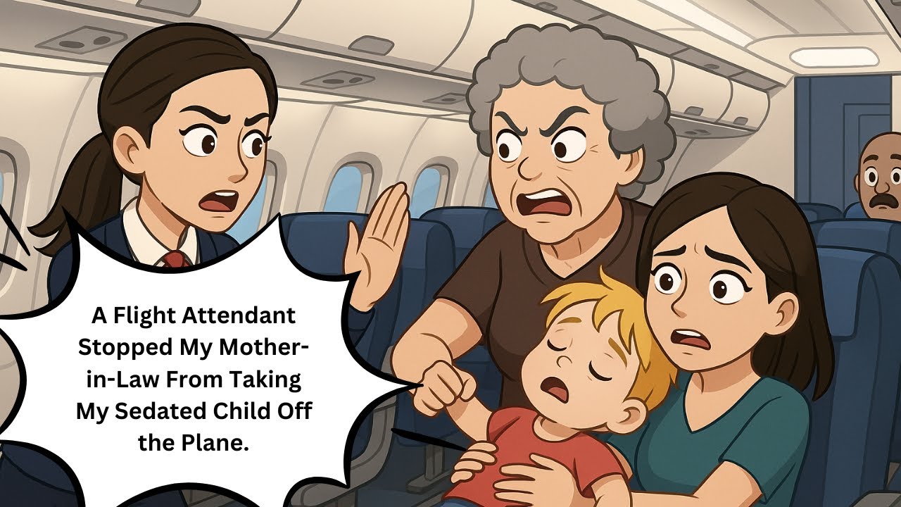 A Flight Attendant Stopped My Mother-in-Law From Taking My Sedated Child Off the Plane.