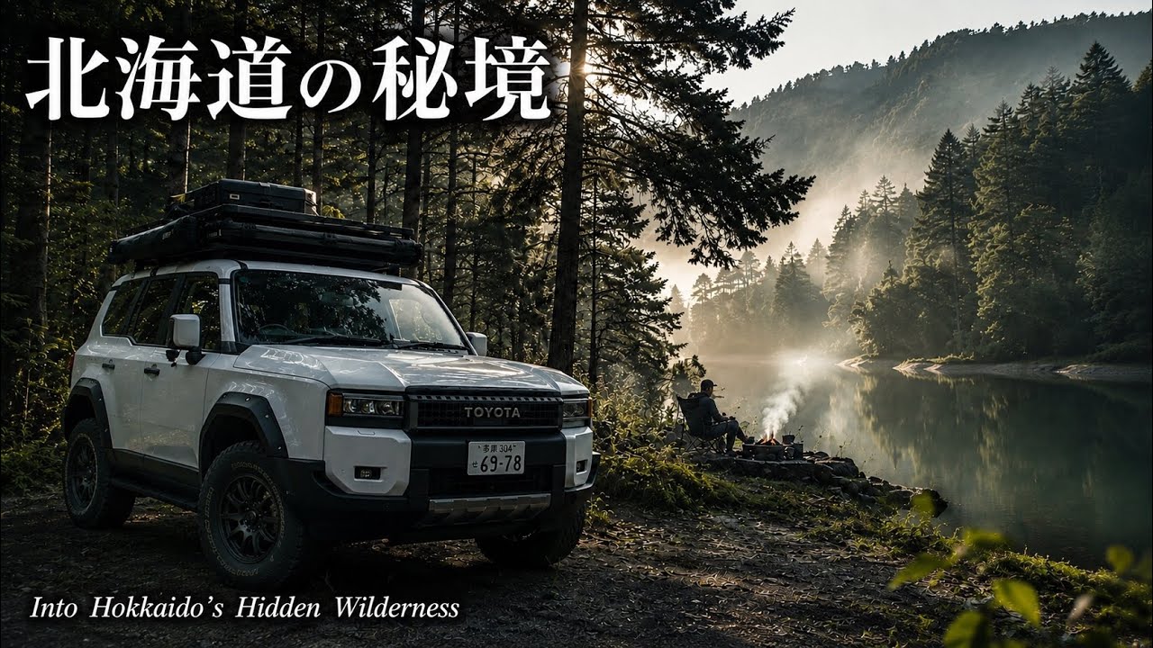 【ランクル250北海道の秘境に入り込む。静寂の森で車上泊】Episode6| Hokkaido Wonderland: LC250 Forest Exploration Camp | GIWORKS