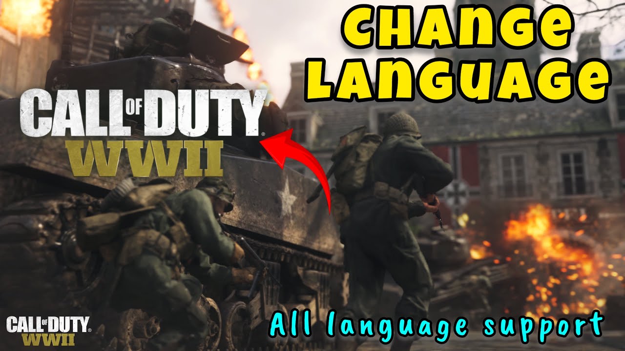 How to change language in COD WWII | Call of Duty ww2 Language Change
