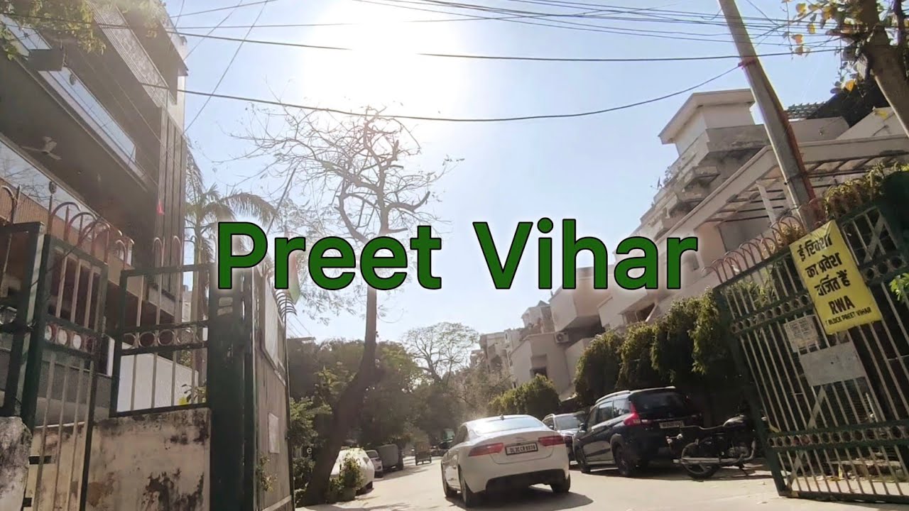 Preet Vihar East Delhi Residential Area Overview Inside View