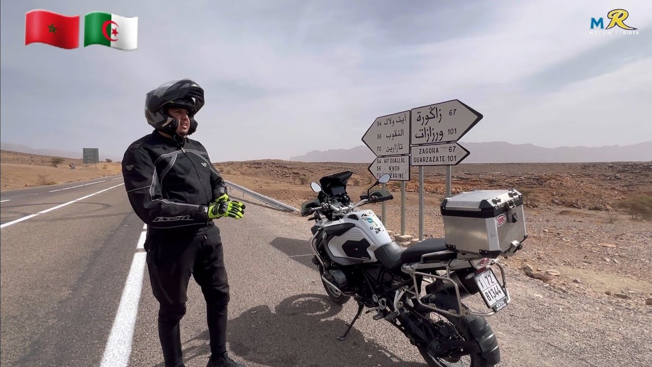 مشينا الحدود ديال المغرب أو الجزائر أو دزنا على شي بلايص خطرين بالموطور 🇩🇿🇲🇦 BMW GS 1200R ADVENTURE