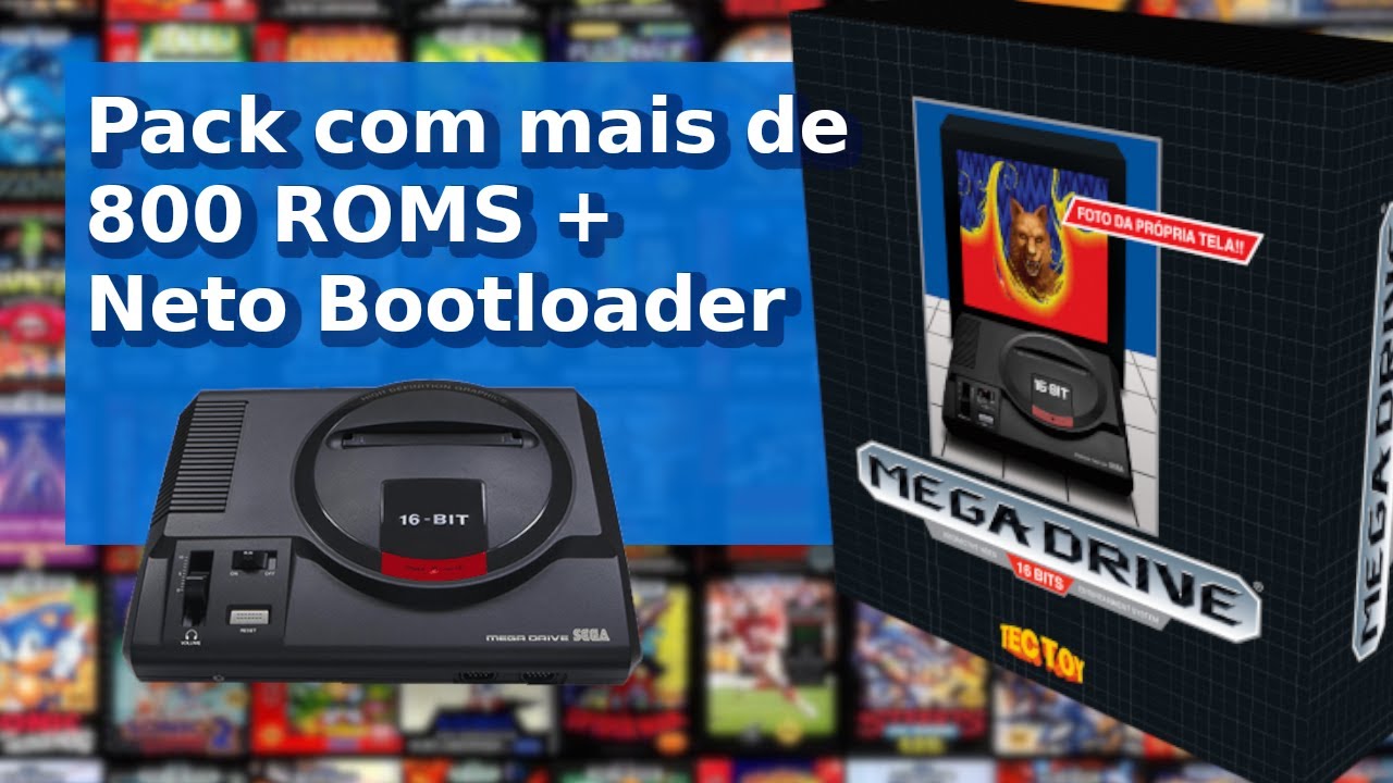 Mega Drive TecToy: MegaPack de ROMs + Bootloader do Neto! Como instalar!!!