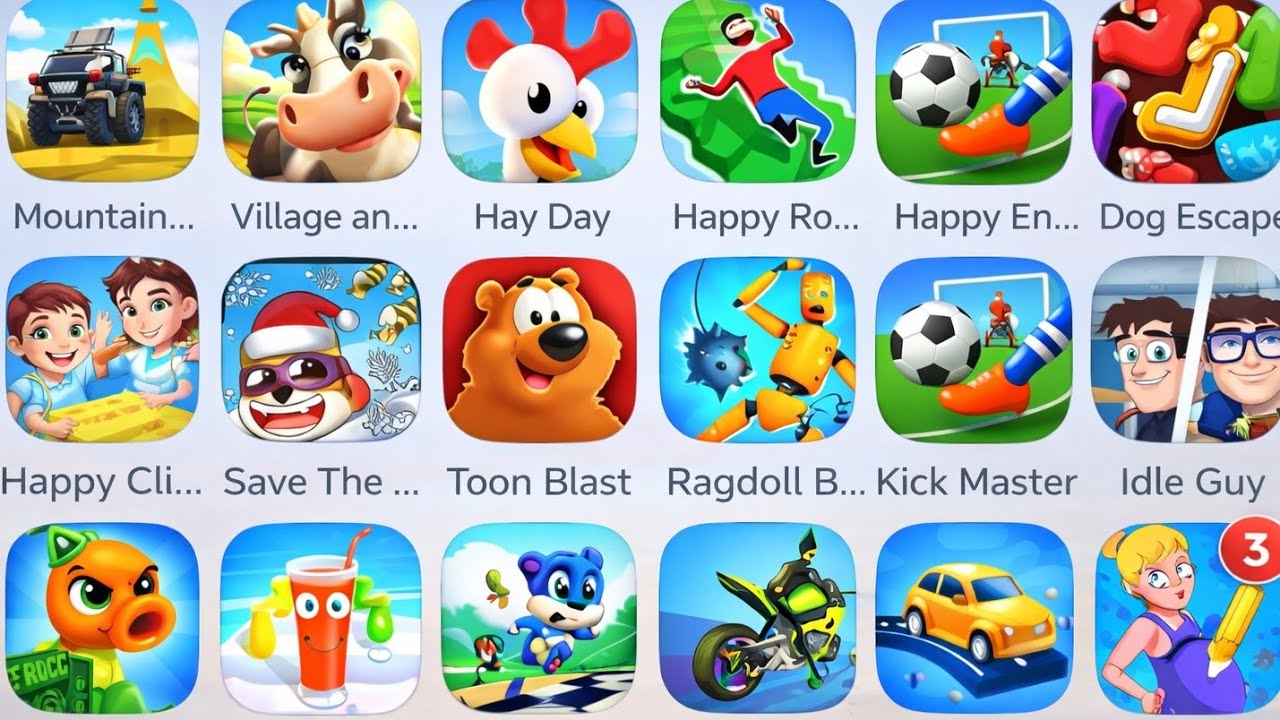 Draw to smash, Tom Gold Run, Om Nom Run, Sonic Dash