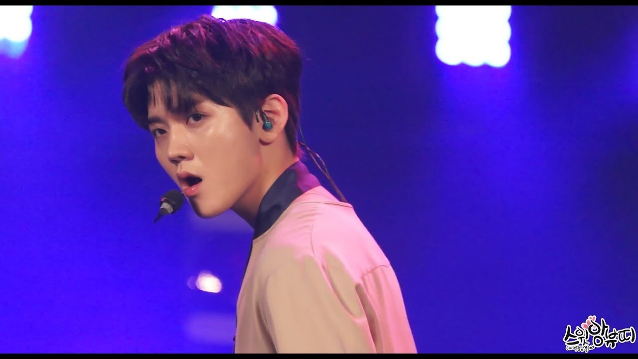 뉴이스트W - 여보세요 렌 (최민기) 직캠 : 성남 파크콘서트 20170819