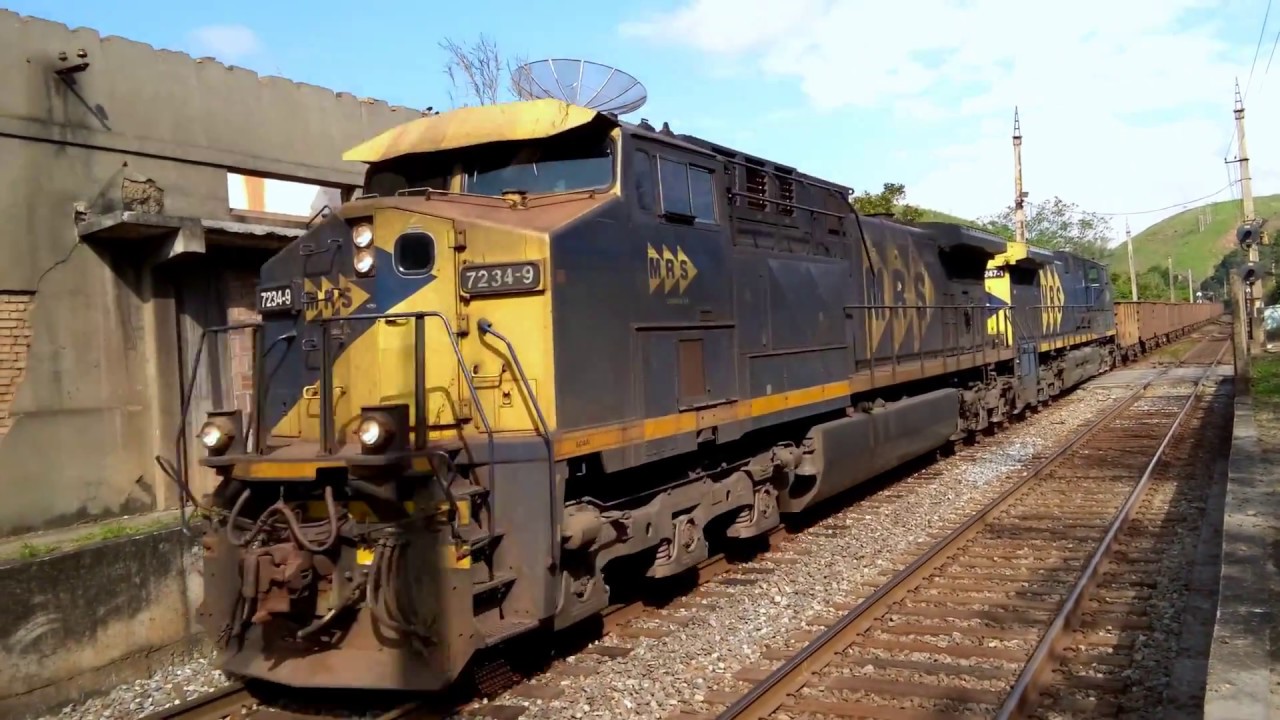 Longest and High Speed Freight Train of MRS - Brazil