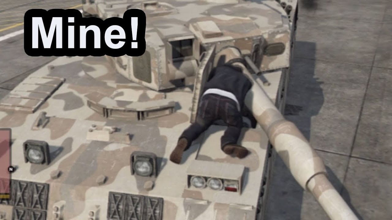 GTA 5: How To Steal A Tank(No Guns Or Cheats Needed)