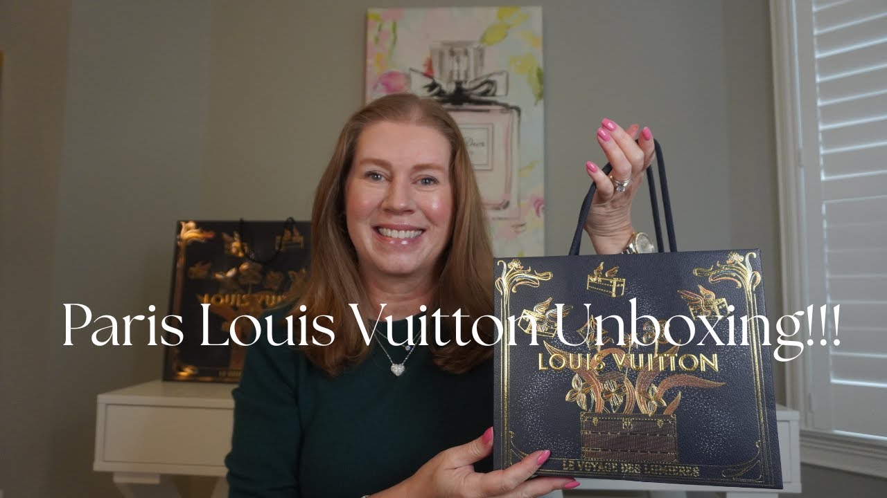 Распаковка товаров Louis Vuitton в Париже. Часть 1!!!