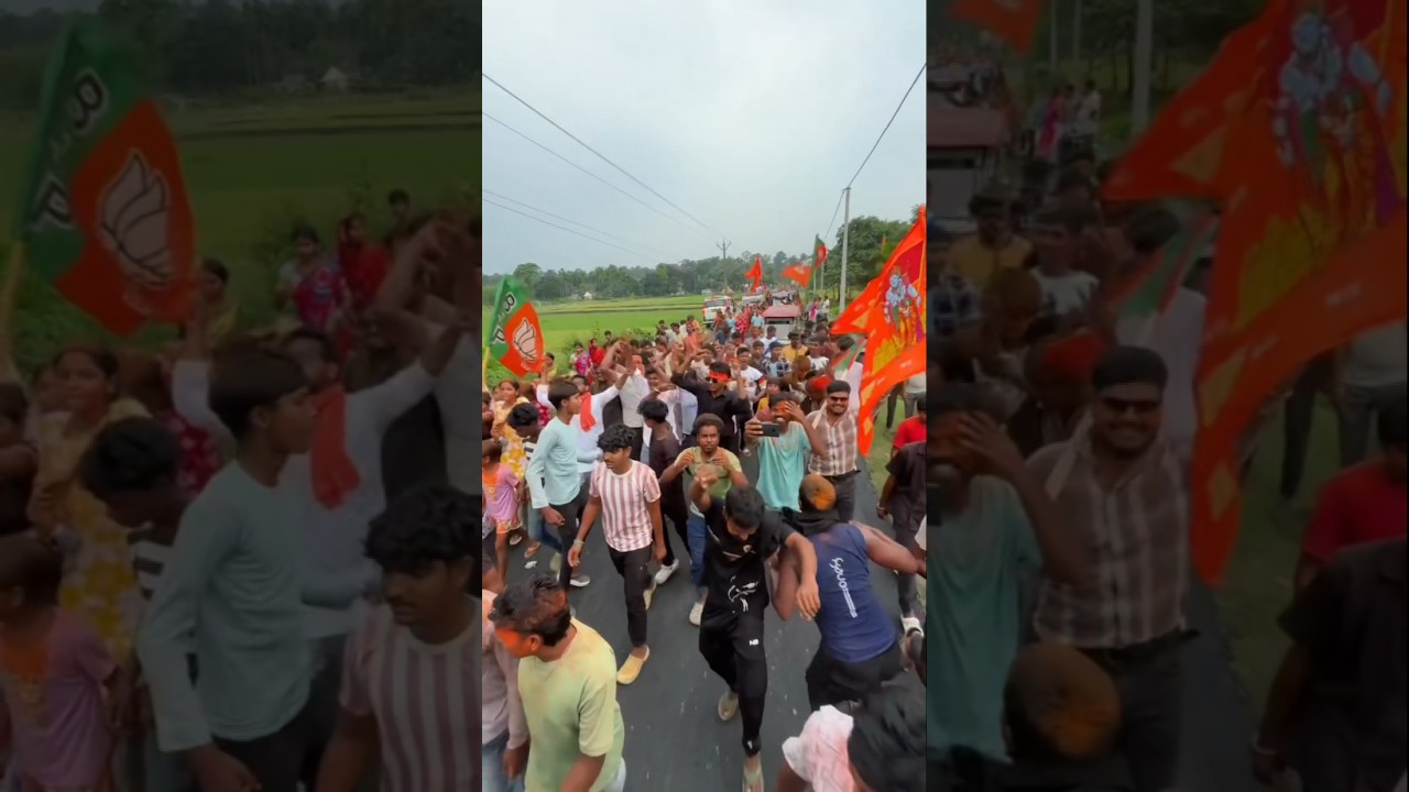 BJP in WB💪#westbengalelection #narendramodi #bjpbengal #bjp #video #modified #modi #ytshorts #viral