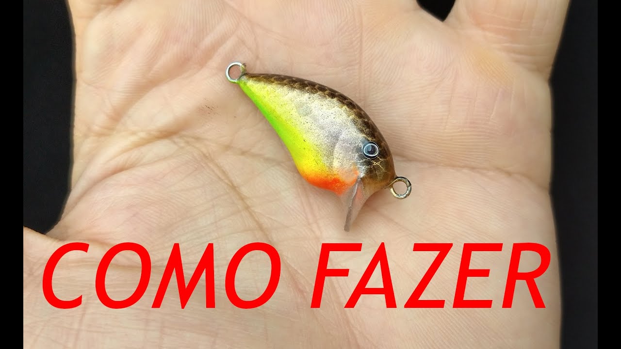 Como fazer isca ultralight artesanal em madeira