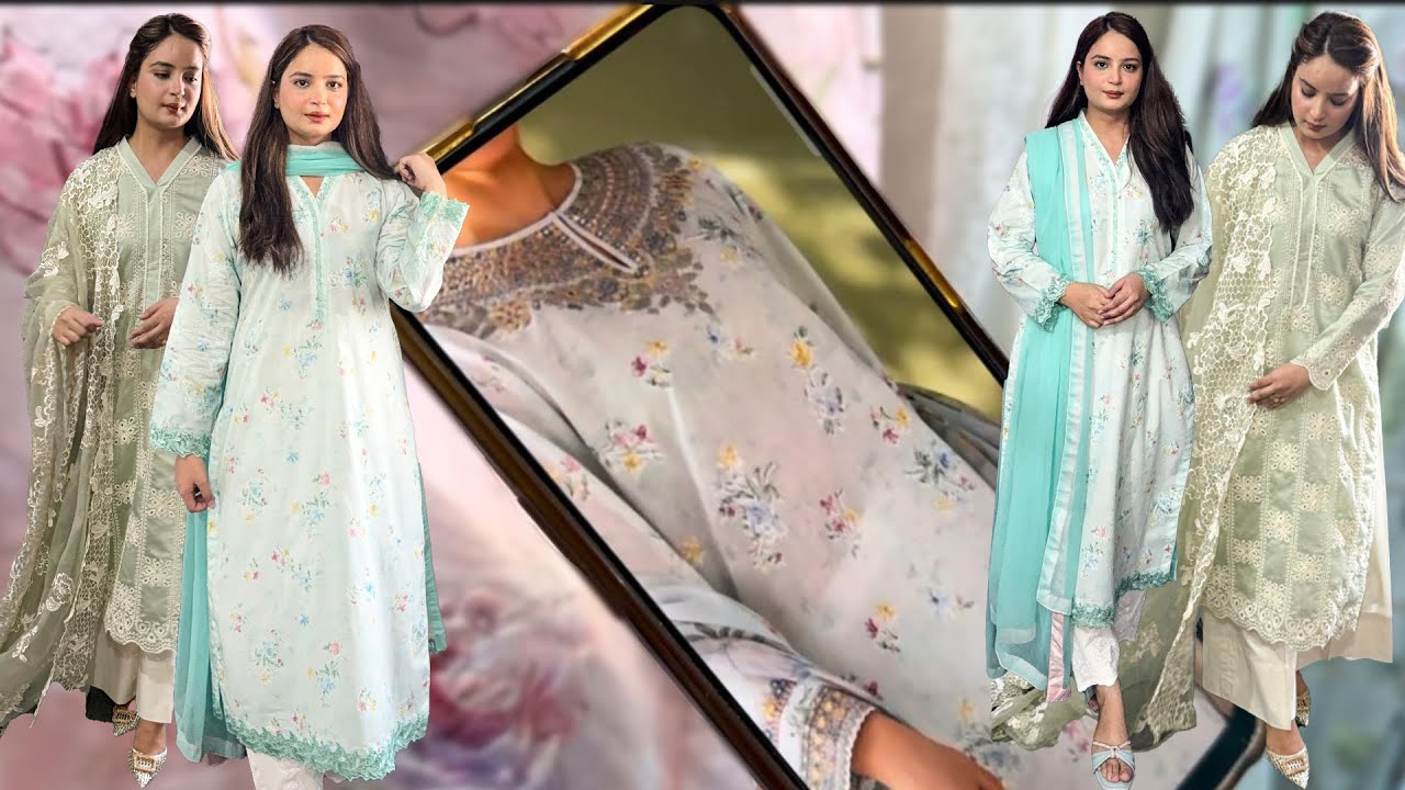 Chikan Kari Outfit From Scratch  Under Budget- Designer Emborided Dupattas in Rupees 1500/-