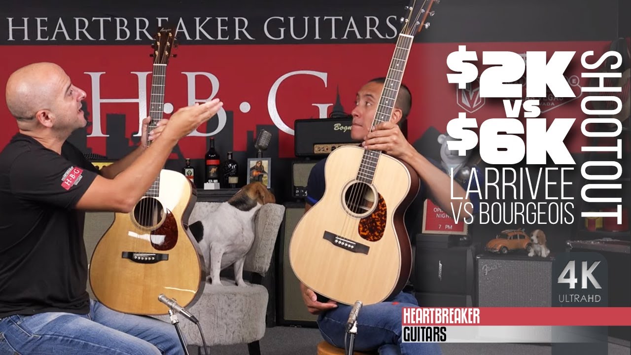SHOOTOUT: $2K vs $6K Guitars:  Larrivee vs. Bourgeois