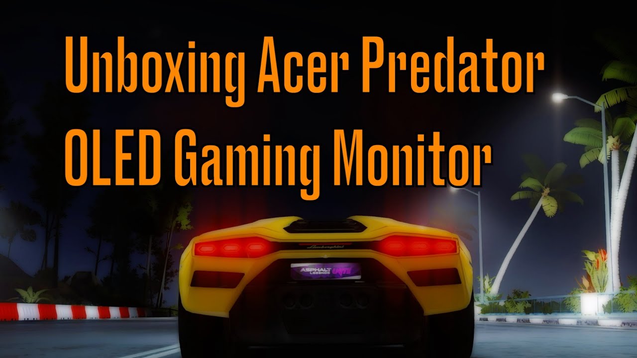 Acer Predator X34 VBMIIPHUZX 34'' Curved 1440p Unboxing + Epic PS5 Asphalt Legends Showdown!
