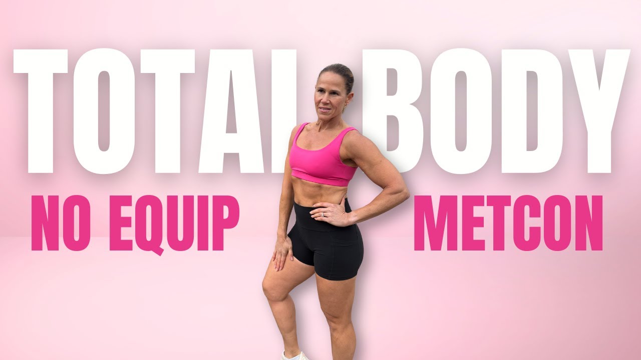 𝟰𝟬 𝗠𝗜𝗡 𝗧𝗼𝘁𝗮𝗹 𝗕𝗼𝗱𝘆 𝗠𝗘𝗧𝗖𝗢𝗡 ⟩⟩ NO EQUIPMENT ⟩⟩ Cardio - Strength - Core