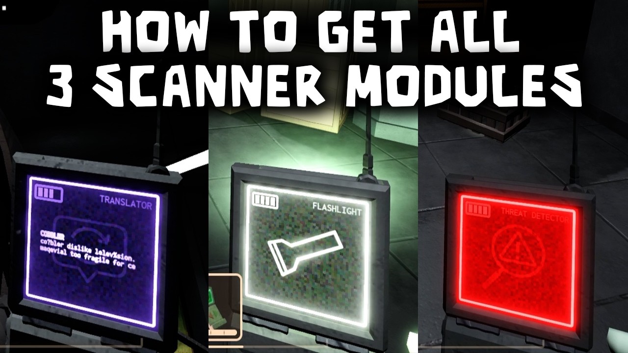 DOORS : How to get all 3 Scanner Modules - Showcase [ROBLOX]