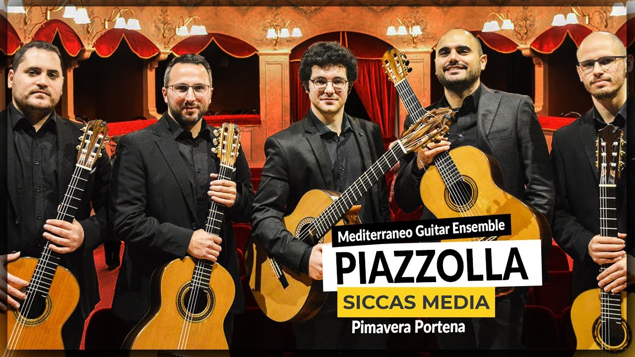 Primavera Portena by Astor Piazzolla | Mediterraneo Guitar Ensemble
