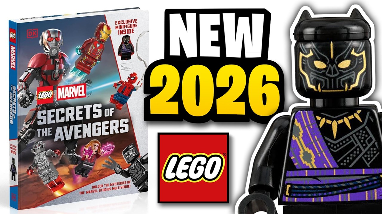 Эксклюзивная минифигурка LEGO Marvel &laquo;Черная пантера&raquo; (Ти-Чака) в виде книги официально представл...