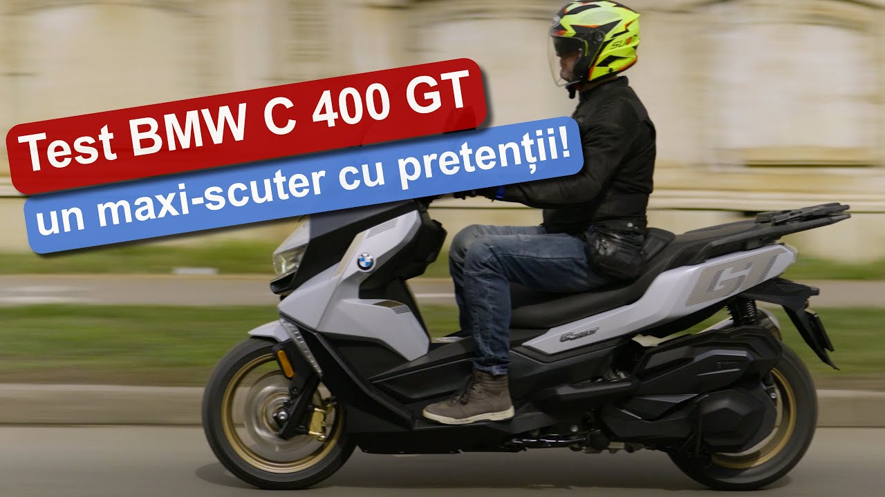 Test BMW C 400 GT 2025: un maxi-scuter cu pretenții