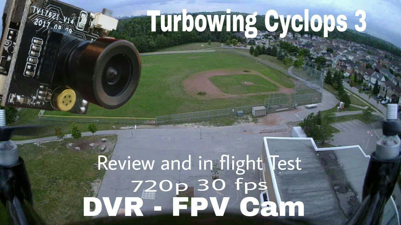 Turbowing Cyclops 3 DVR 720p FPV Cam. Review, Mjx Bugs 2W flight Test