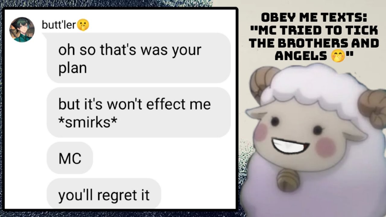 Obey me texts: 