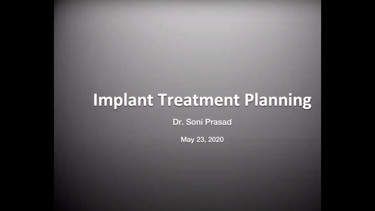 Implant Treatment Planning By Dr Soni Prasad