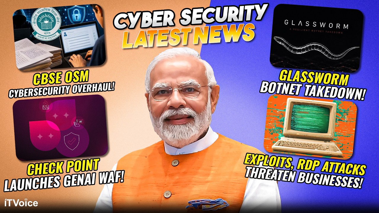 CBSE Security Crisis | Glassworm Botnet Takedown | Google AI Threat Defense | IT Voice