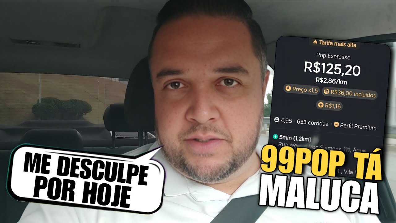 NÃO FOI FÁCIL TRABALHAR NA UBER HOJE, FIZ OQUE DEU PRA FAZER 
