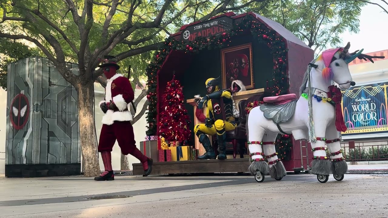 The Story Time with Deadpool Holiday Special in Disney California Adventure 12/22/2025
