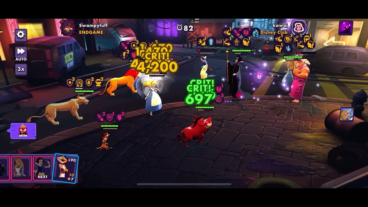 Lion King vs. Evil Queen - Friendly Brawls - Disney Sorcerer’s Arena - Nala, Simba, Timon, Pumbaa