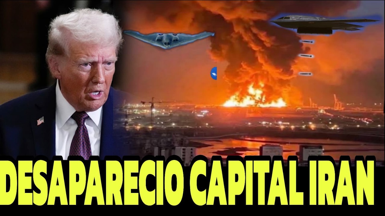 DESAPARECIO LA CAPITAL IRAN THERAN , GANO LA GU3RR4 DONALD  TRUMP