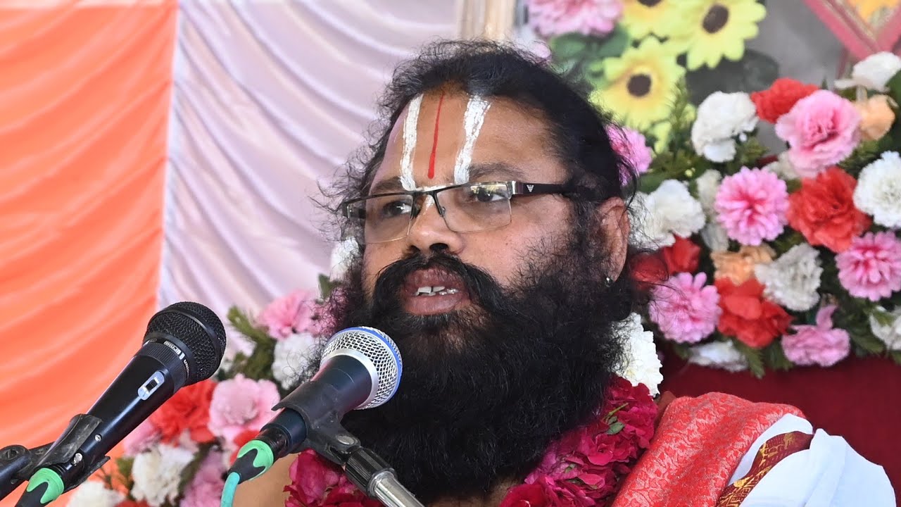 श्रीमद् भागवत महापुराण कथा द्वितीय दिवस श्री राधे कृष्णा दिव्यदेश मंदिर कैलाश टेकरी थलतेज अहमदाबाद 