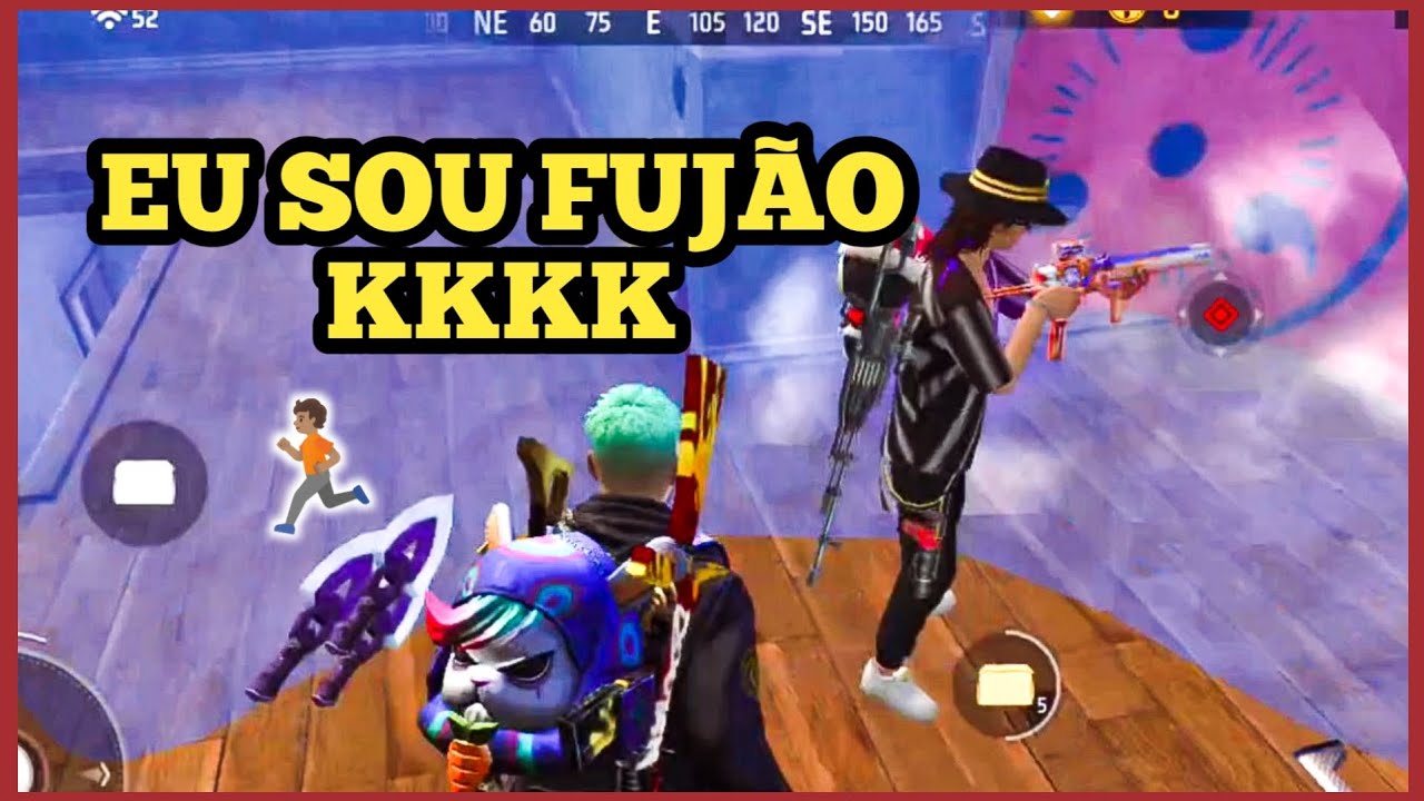 EU CORRENDO PRA NÃO MORRER 😂 / Free Fire Gameplay 