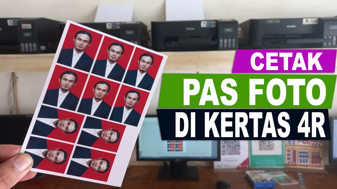 CARA CETAK PAS FOTO DI KERTAS UKURAN 4R YANG MUDAH