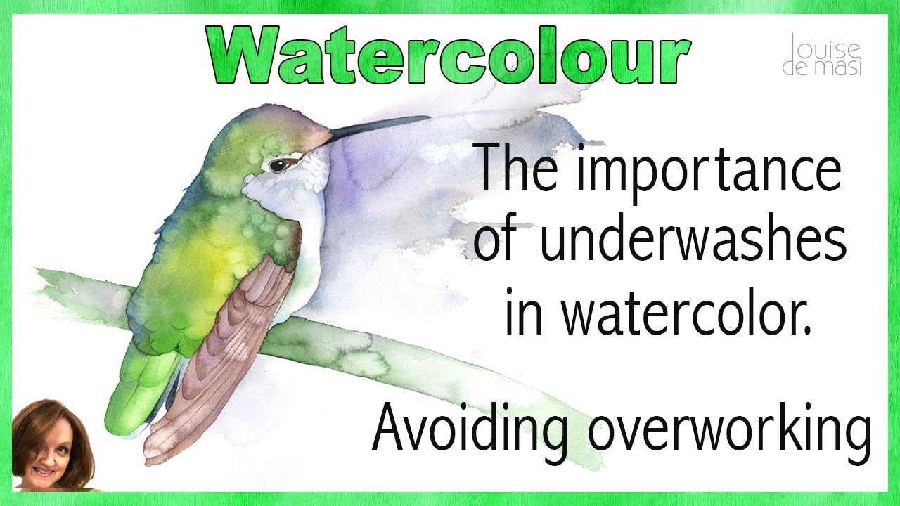 The Importance of Initial Washes in Watercolor // Avoiding Overworking