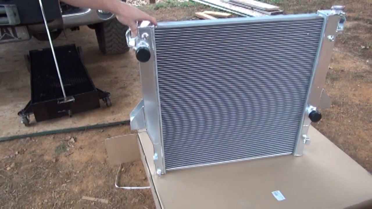 Ram 2500 5.9 Cummins all aluminum radiator replace