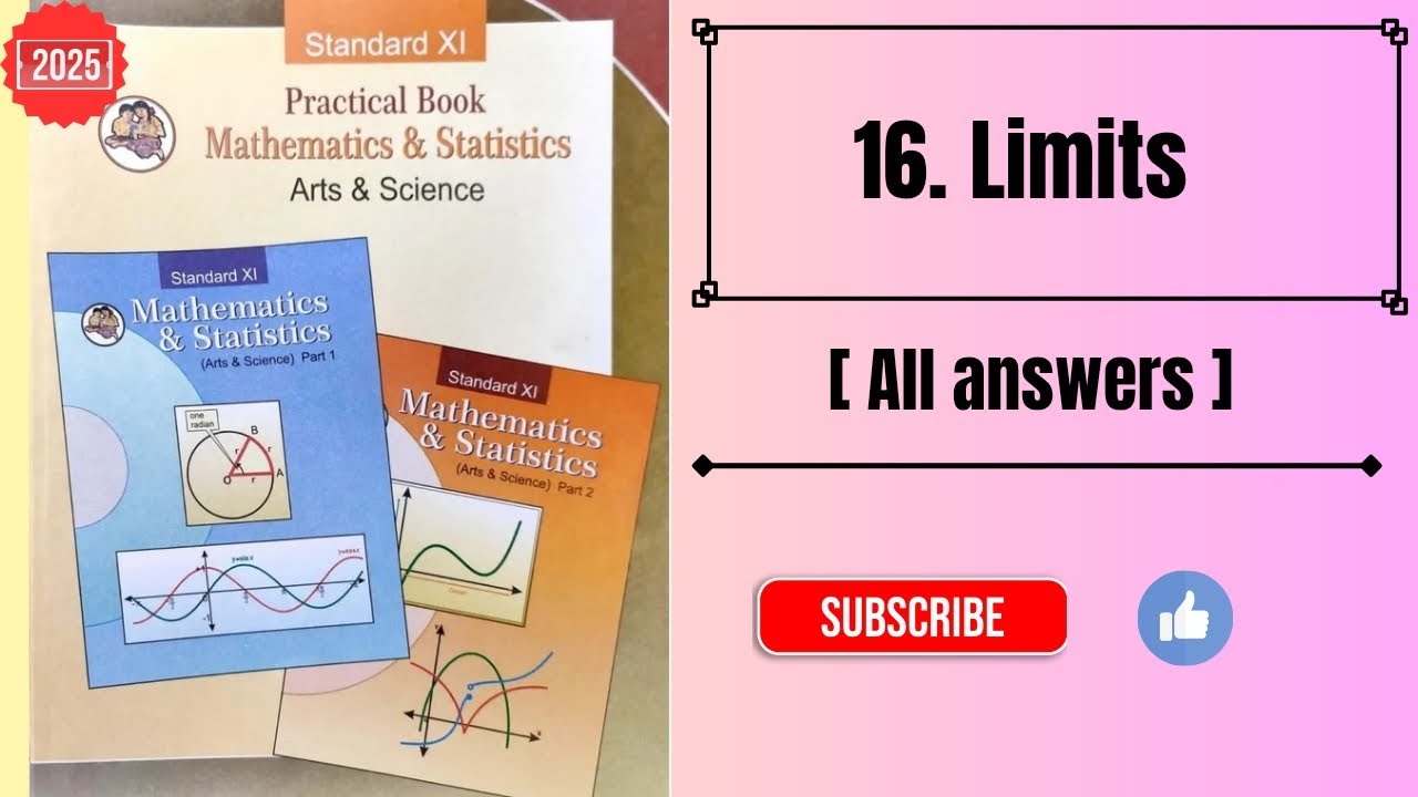 Class 11th maths chapter 16.Limits 2025।। All answers #viral #exam #workbook