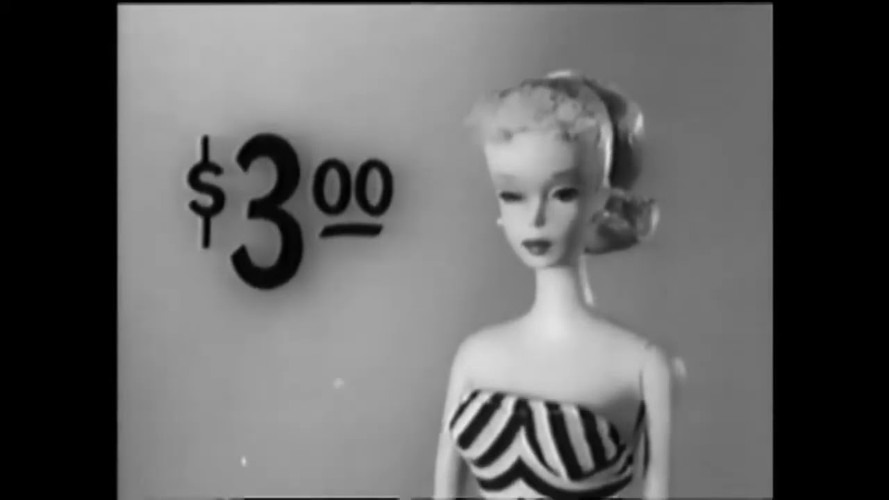 The First Ever Barbie Commercial (1959, USA)
