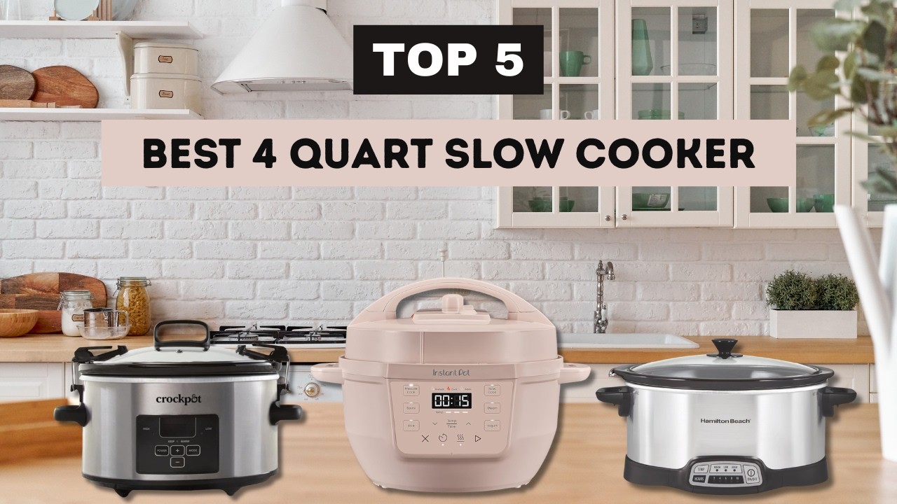 Best 4 Quart Slow Cooker | Top 5 Best 4 Qt Slow Cooker with Timer for Easy Meals