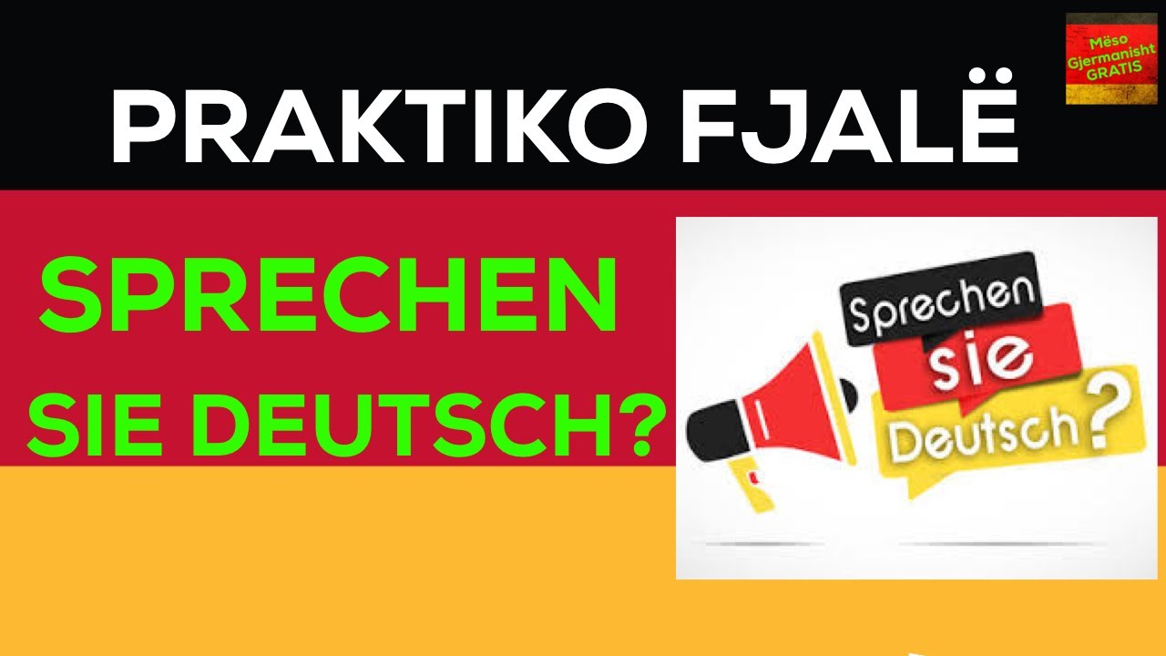 Mëso Gjermanisht Gratis I Lerne Deutsch Kostenlos I Learn German For Free