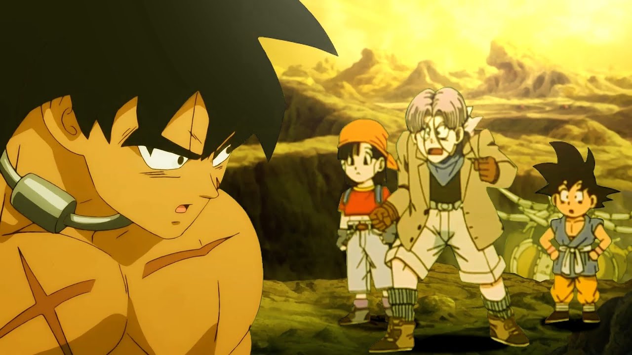 The GT trio lands on Broly's planet