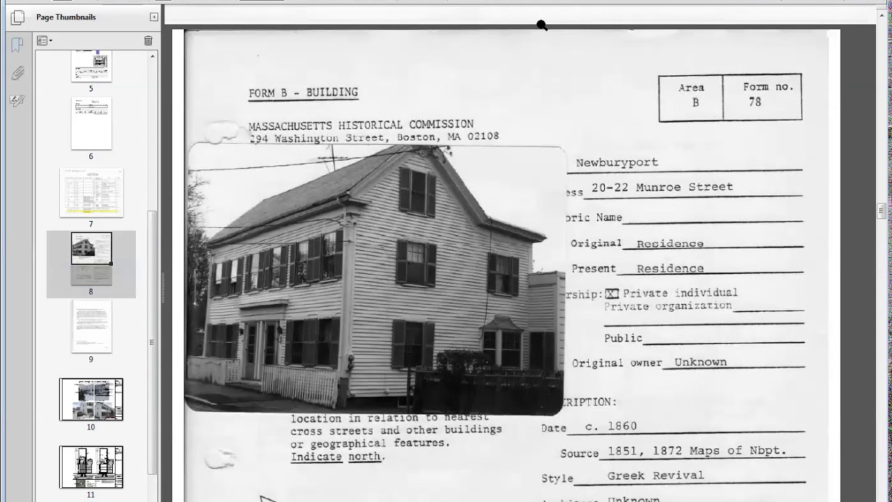 Newburyport Historical Commission 4/23/2020
