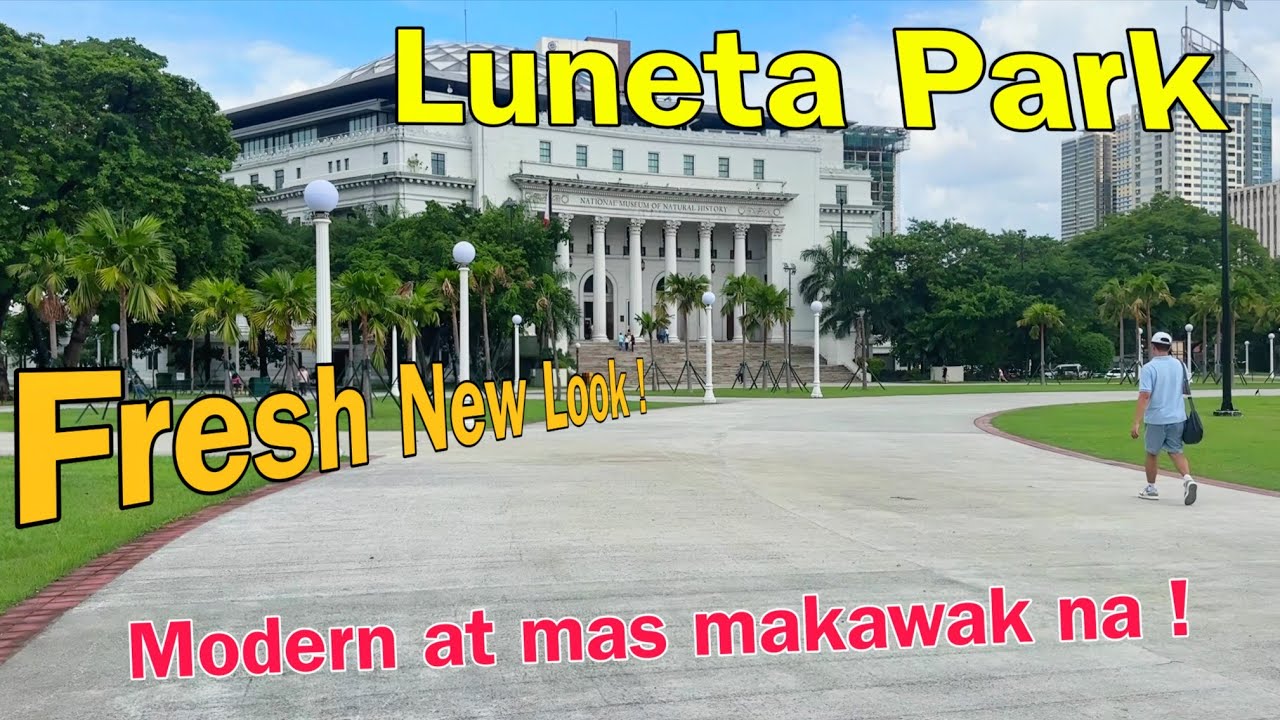 Fresh New Look of Luneta Rizal Park ! Much better now ! Madami ng entrance !  2025