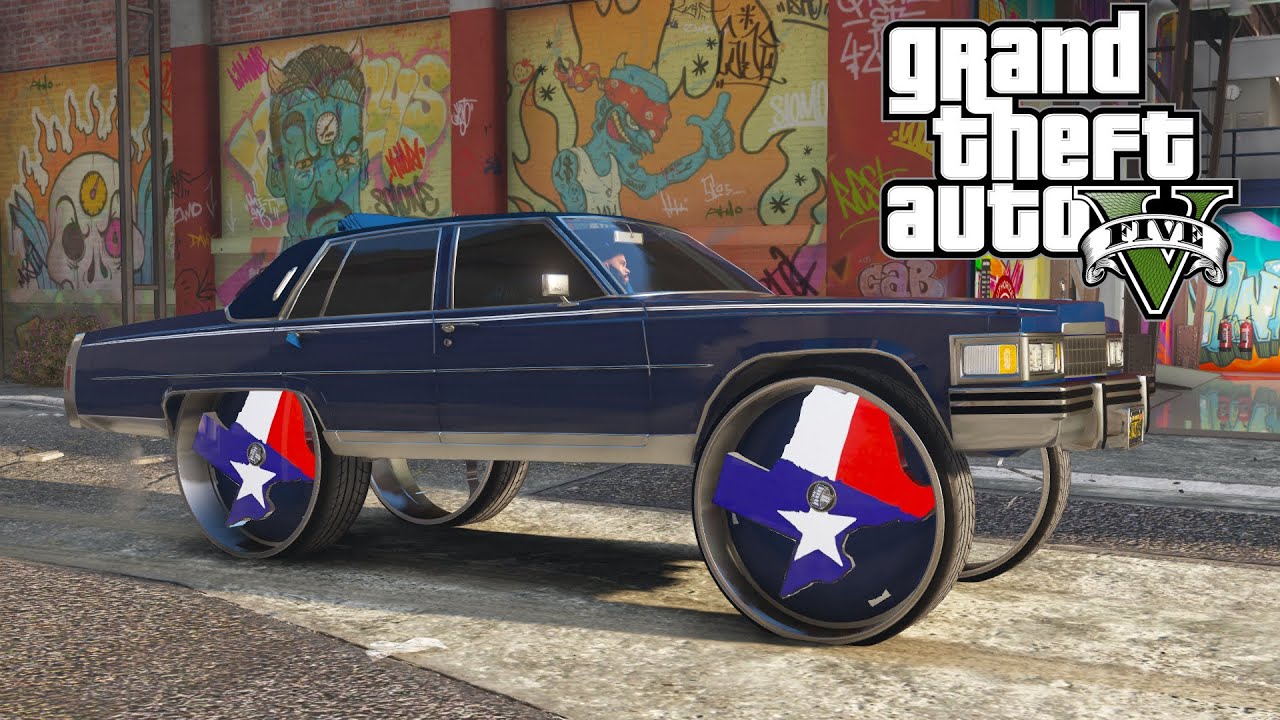 GTA 5 - STREET LIFE MODS - BENNY'S CADILLAC FLEETWOOD ON TEXAS FLOATERS! #28