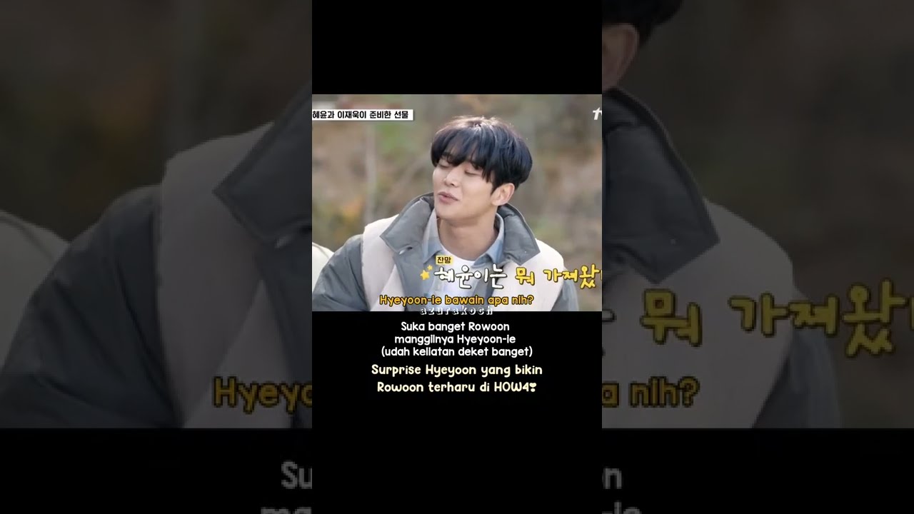 Kim Hyeyoon memberikan Surprise untuk Rowoon SF9 di acara House on Wheels S4 ❣