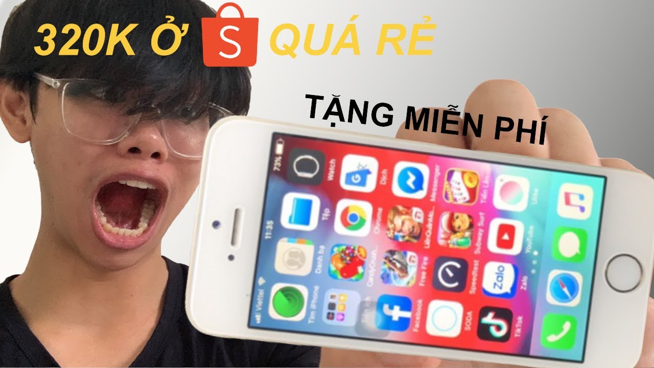 Thử Mua iPhone 5s 320K Ở Shopee Và Cái Kết Ối Dồi Ôi...| Review & Tặng Lại