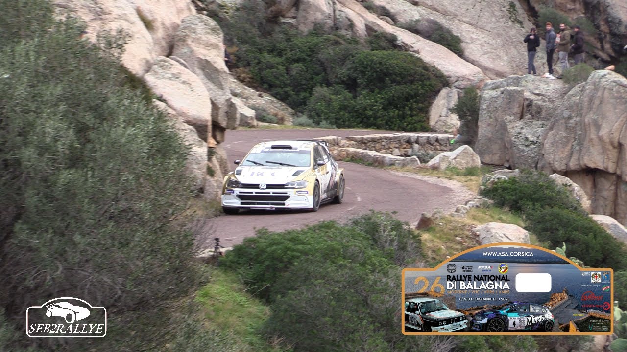 paul andre MARIANI  et  anthony GORGUILO  Rallye de BALAGNE  2023