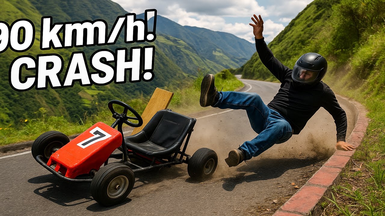 No Brakes, No Engine – Extreme Downhill Challenge in Ecuador
