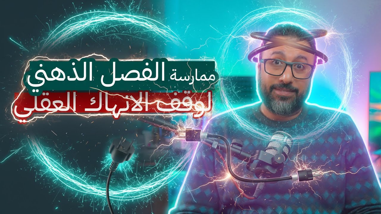 الفصل الذهني | أول خطوة لعلاج الإنهاك العقلي والاحتراق النفسي