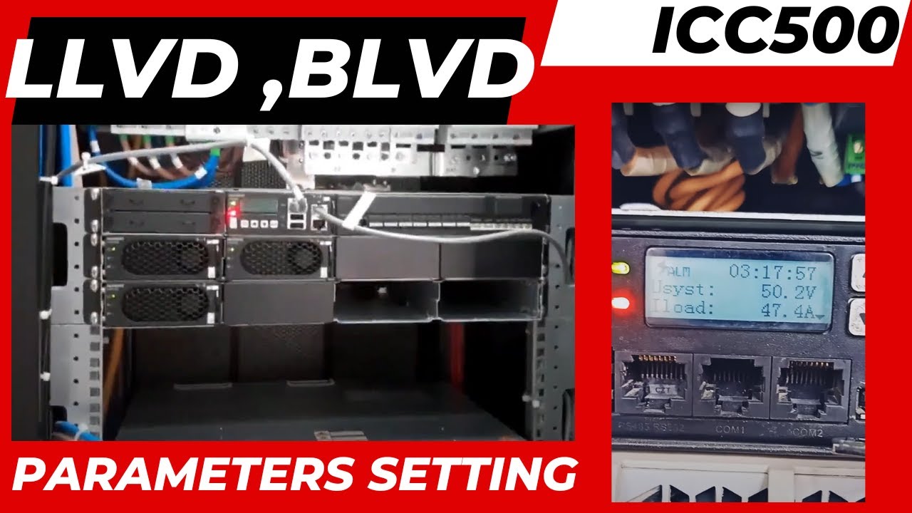 ICC500 Cabinet LLVD and BLVD Setting