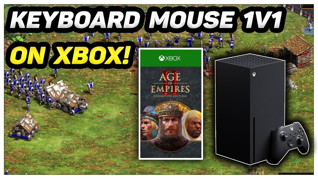 I did a RANKED 1v1 with Mouse and Keyboard on Xbox! Age of Empires 2 Definitive Edition