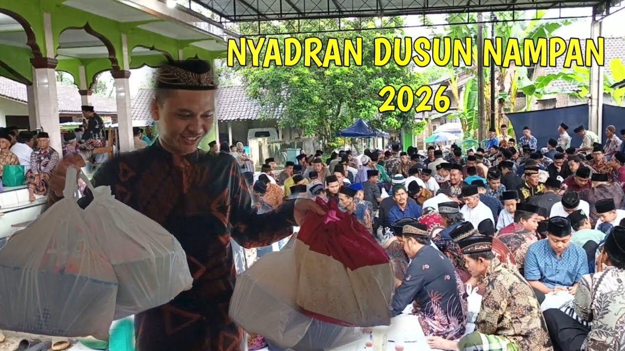 HUJAN TETAP LANCAR NYADRAN DUSUN NAMPAN 2026